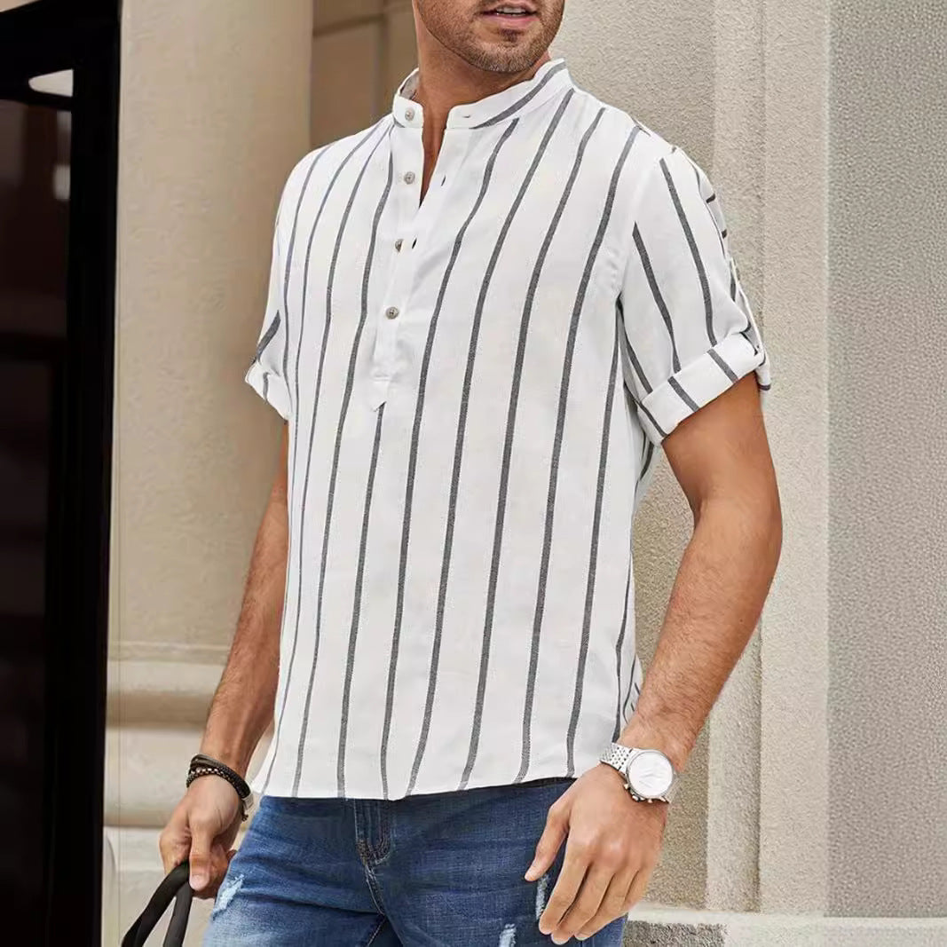 Camisa de manga corta de verano para hombre
