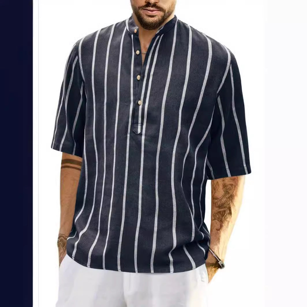 Camisa de manga corta de verano para hombre